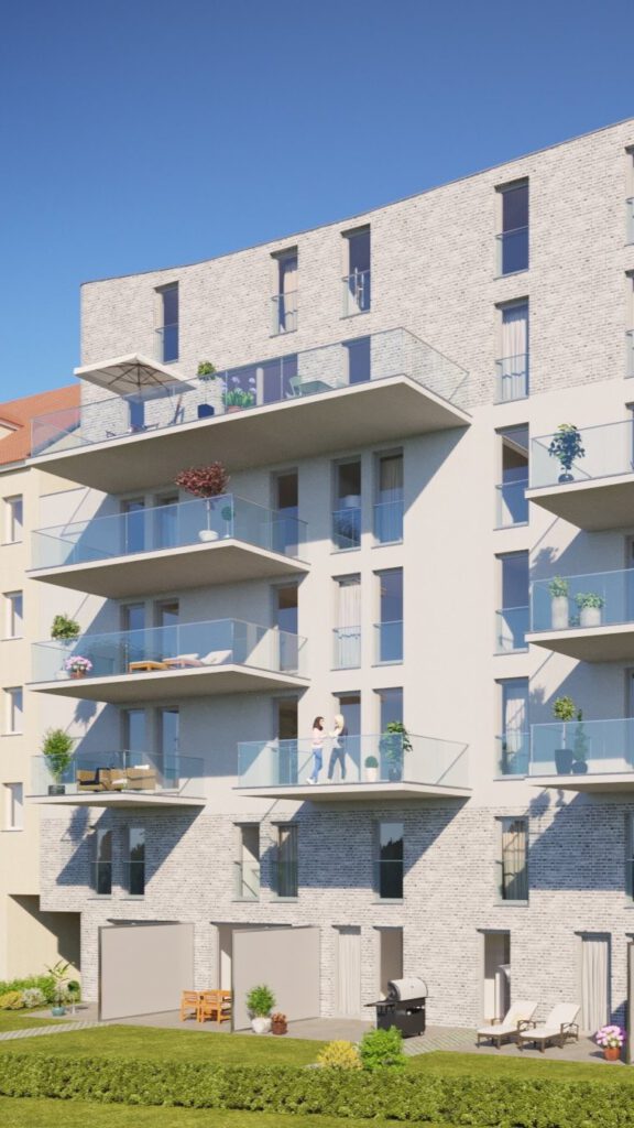 Dieskaustraße 49 Leipzig – Visualisierung der Neubaufassade