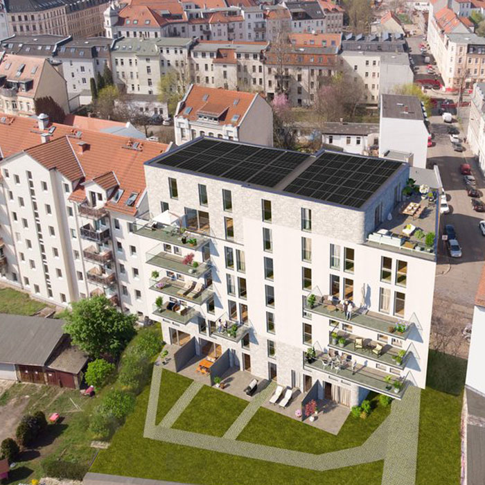 Modernes Wohnen Leipzig – KfW-40-EE Neubau Dieskaustraße 49
